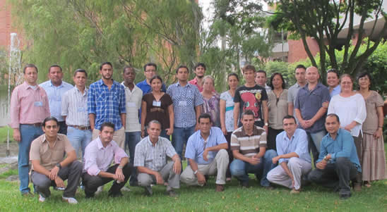 Participantes del VII curso de Tecnologías de Información aplicadas a zonas marinas y costeras