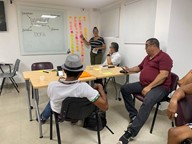 Foto de curso dictado en INVEMAR