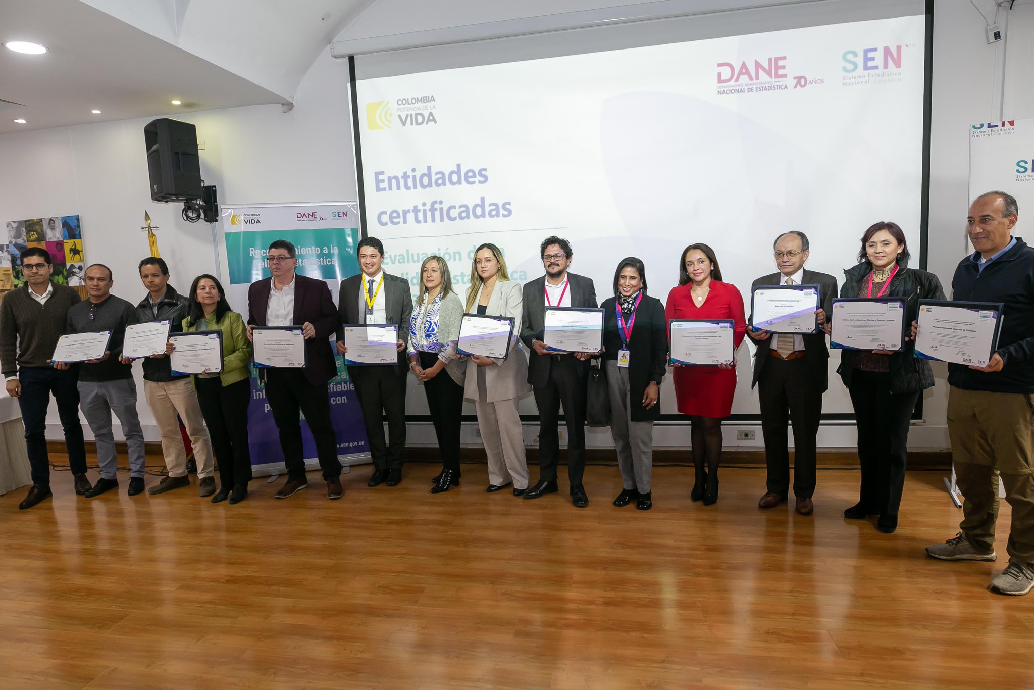 Entidades certificadas por el DANE