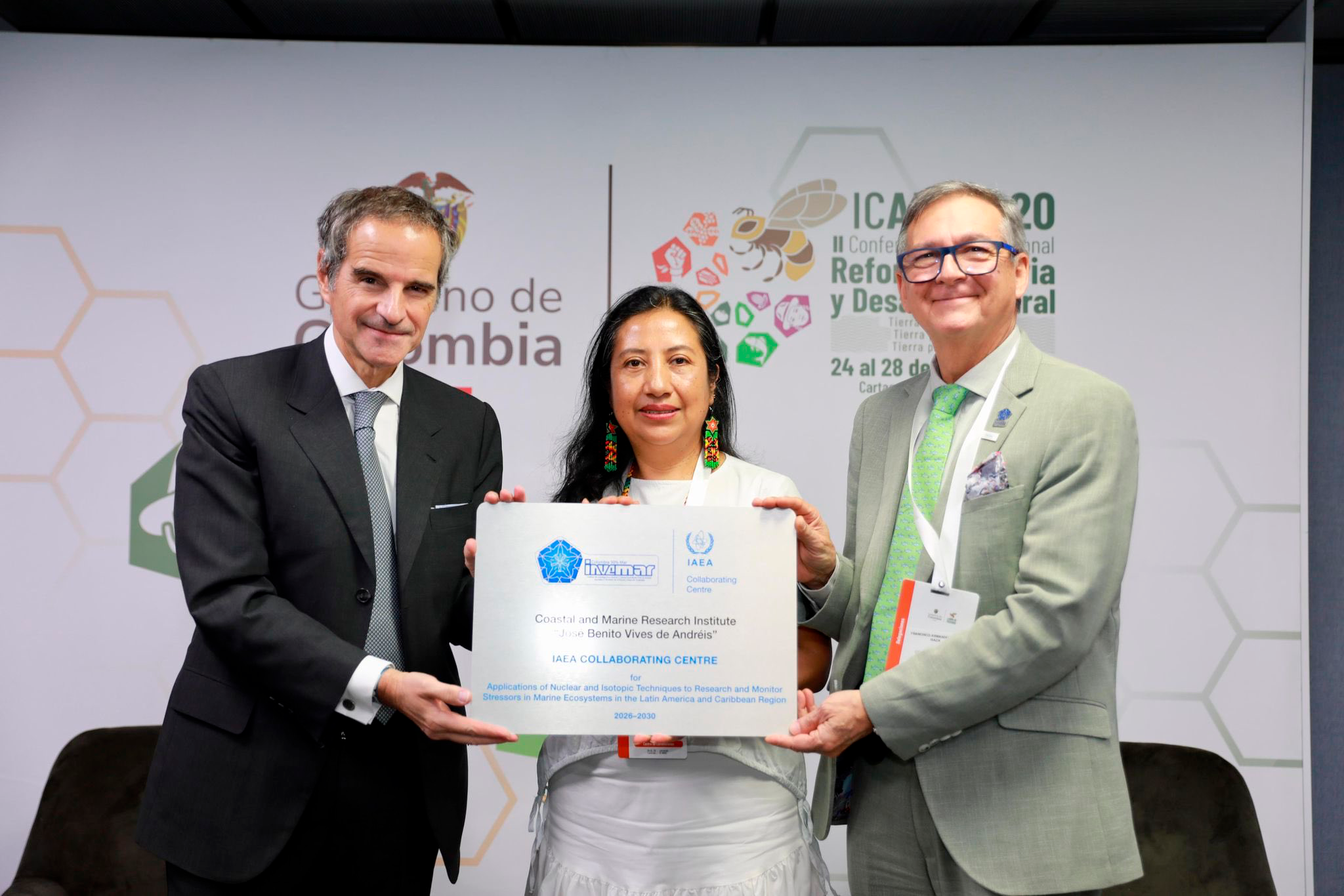 INVEMAR es el centro colaborador de la OIEA.