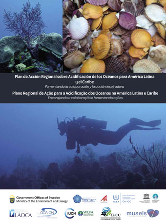 Portada del Plan de Acción Regional sobre Acidificación de los Océanos para América Latina y el Caribe