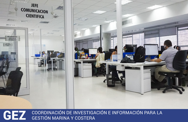 Foto de la oficina de Investigación e información para la gestión marina y costera - GEZ  